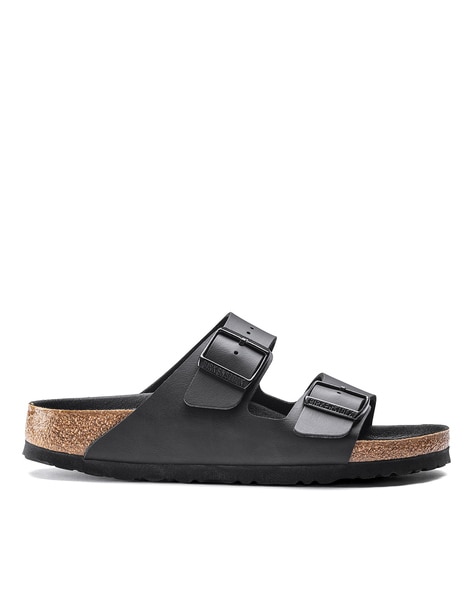 Black double 2025 strap birkenstocks