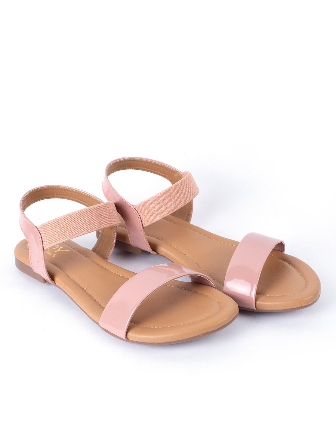 JOVE  Shop Women Peach Solid One Toe Flats Online from JOVE available at  ShoeTree