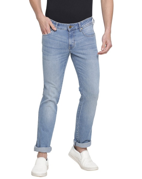 Wrangler Washed Fixed Waist Jeans