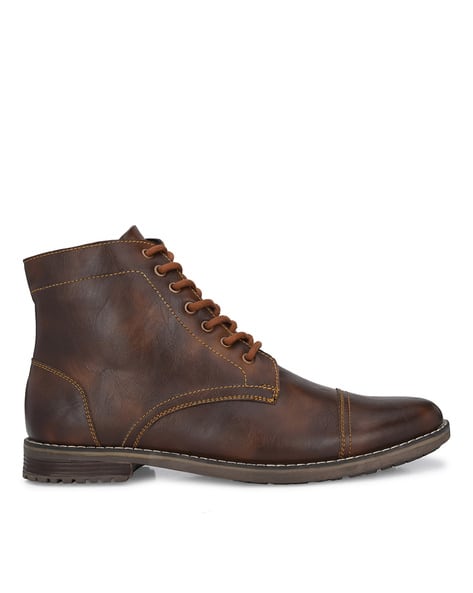 EL PASO Lace-Up Ankle Boots