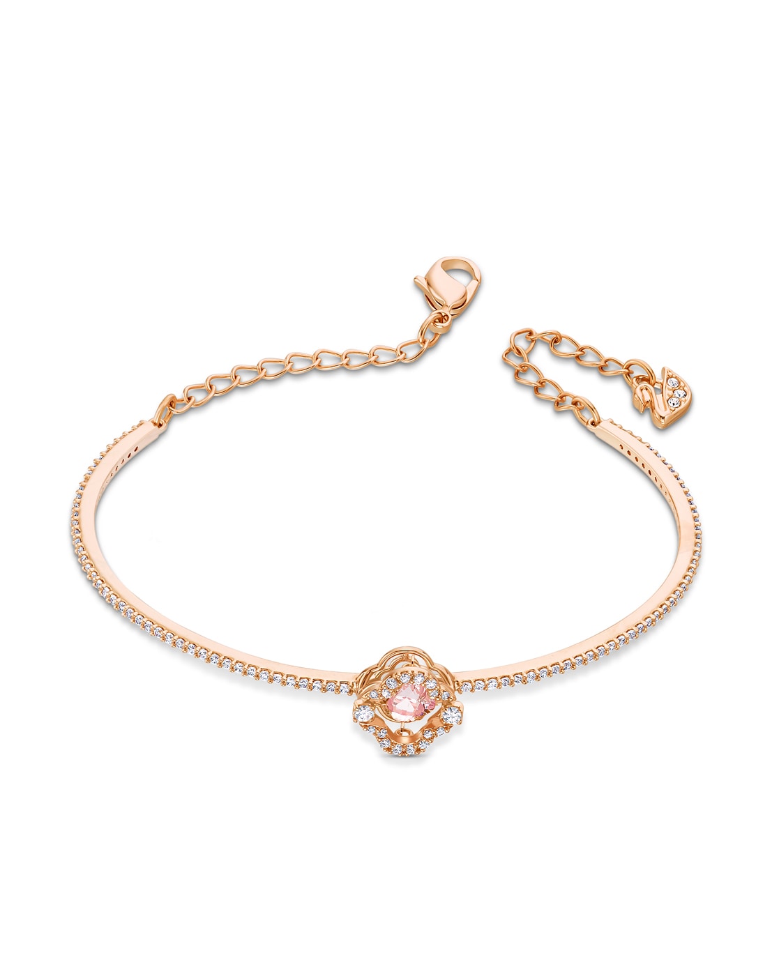 Swarovski Letra bracelet Heart, Pink, Gold-tone plated 5615001 - Walmart.com