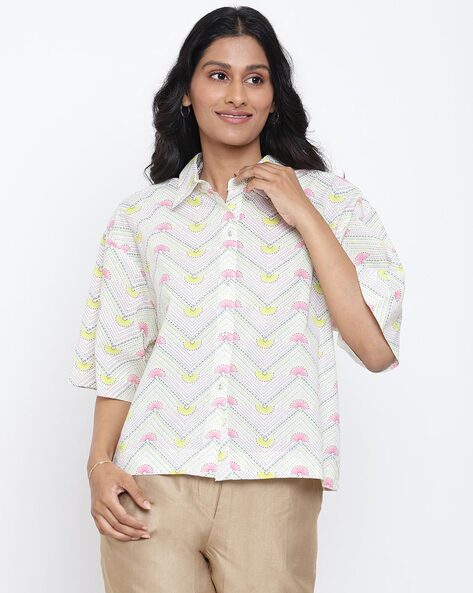 Indian on sale shirt women