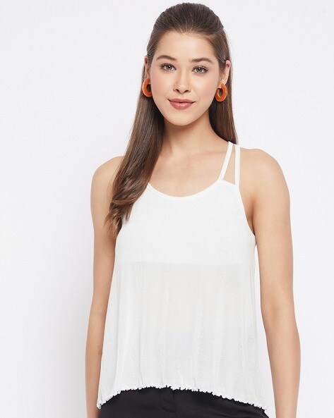 Buy White Tops for Women by SAAKAA Online