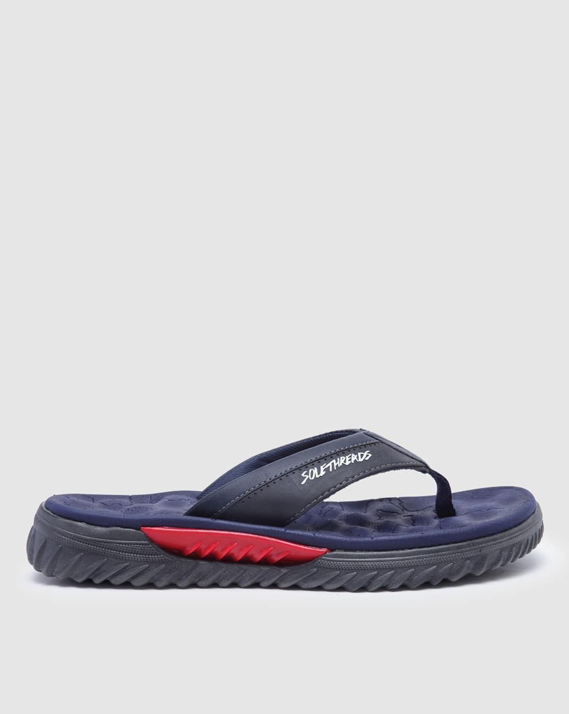Buy Navy Flip Flop Slippers for Men by SOLETHREADS Online