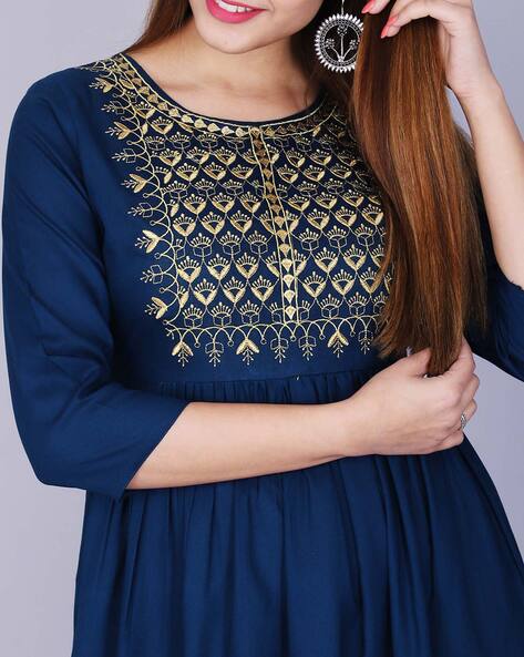 Indian navy blue outlet dress