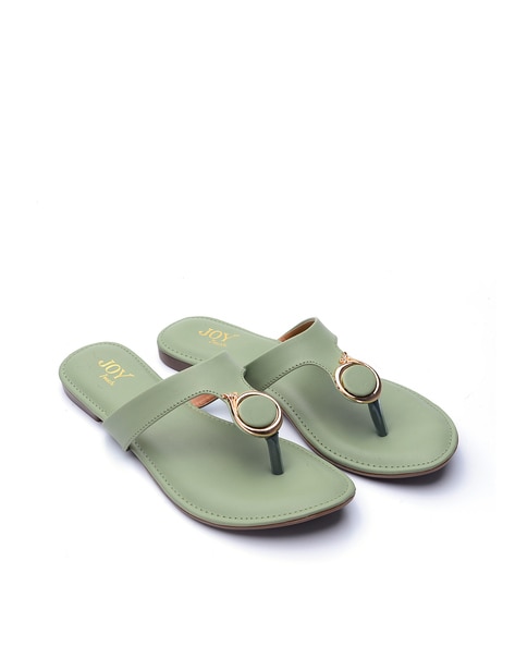 White Stag Sandals Erin 1 inch Wedge Green Womens Size 6 | eBay