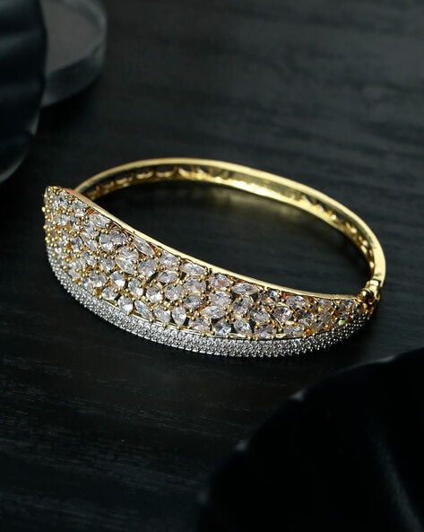 Beautiful American Diamond Bracelets ( Pack of 3)-chantamquoc.vn