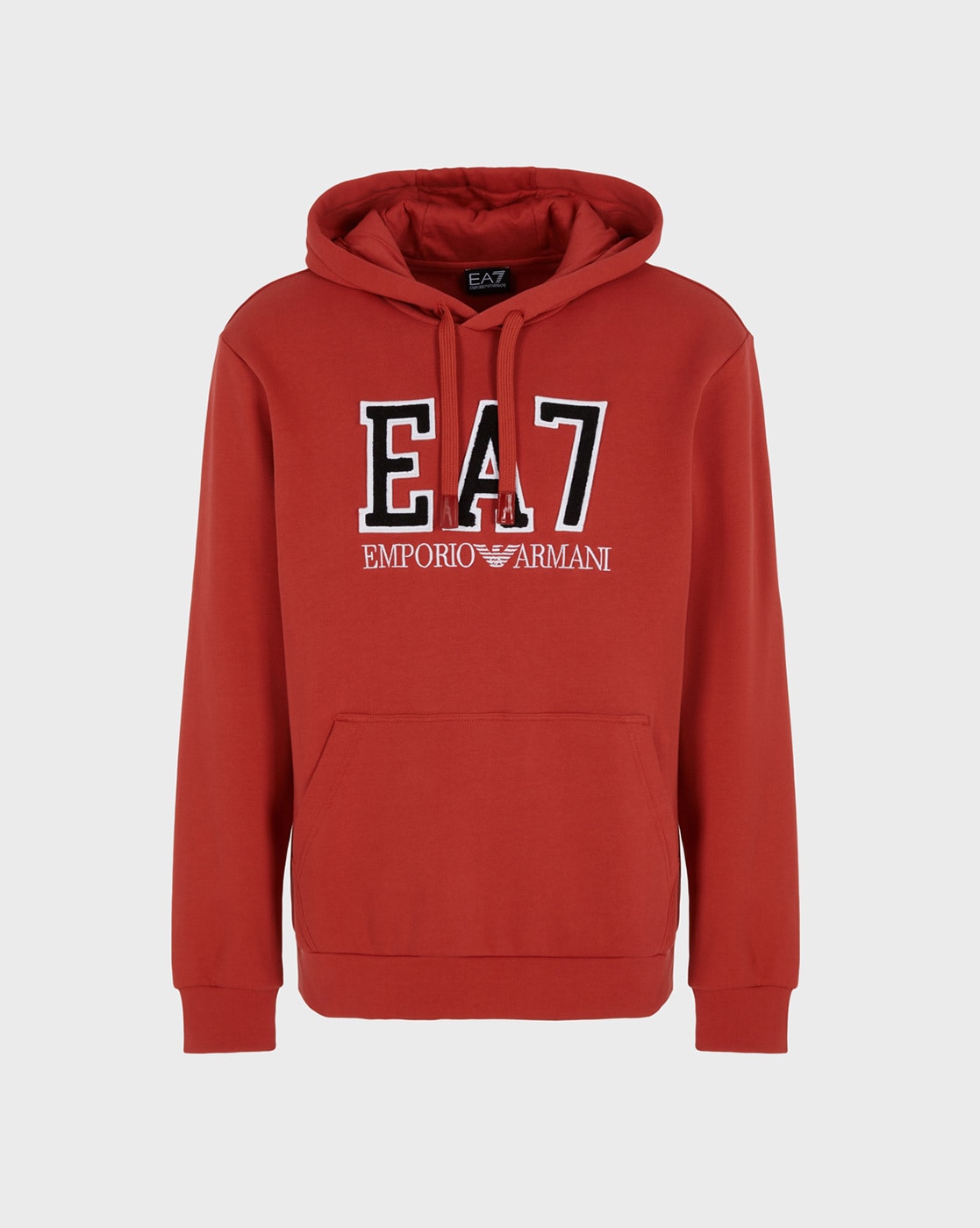 Buy Rust Red Sweatshirt Hoodies for Men by EA7 Emporio Armani Online Ajio