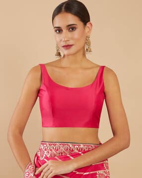 Solid Sleeveless Blouse-image-29