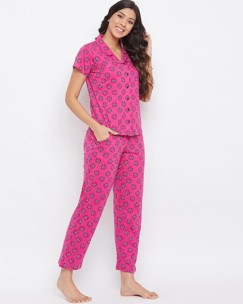 Wholesale Women's Animal Print Rayon Night Suit Set – Tradyl