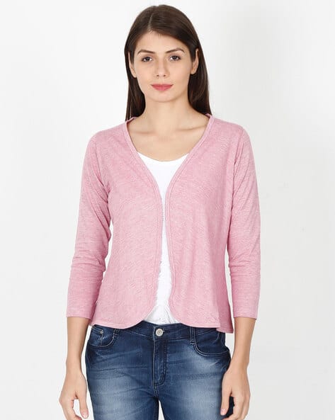 Buy Pink Shrugs Jackets for Women by ECOLINE CLOTHING Online