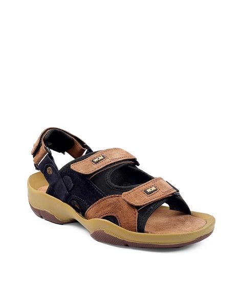 Buy Brown Sandals for Men by WOAKERS Online Ajio