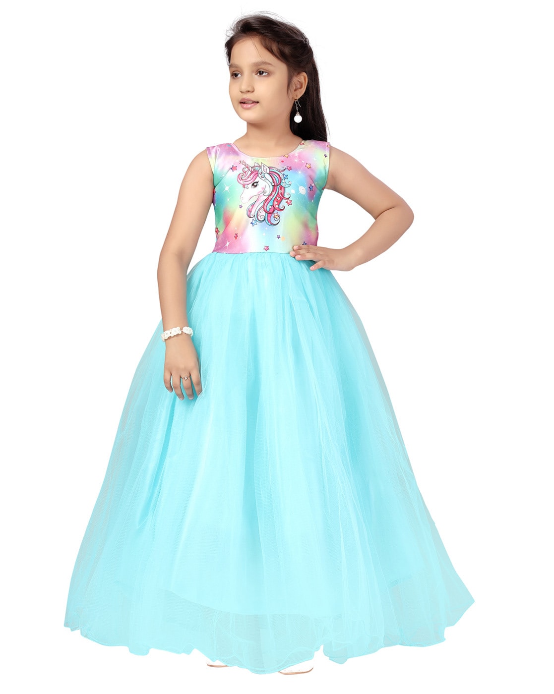 Buy Aarika Kids Pink Embellished Gown for Girls Clothing Online @ Tata CLiQ