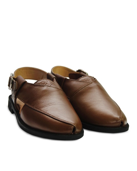 Buy Cherry Oxford Peshawari Shoe-Sandal by PRATAP MEN at Ogaan Online  Shopping Site