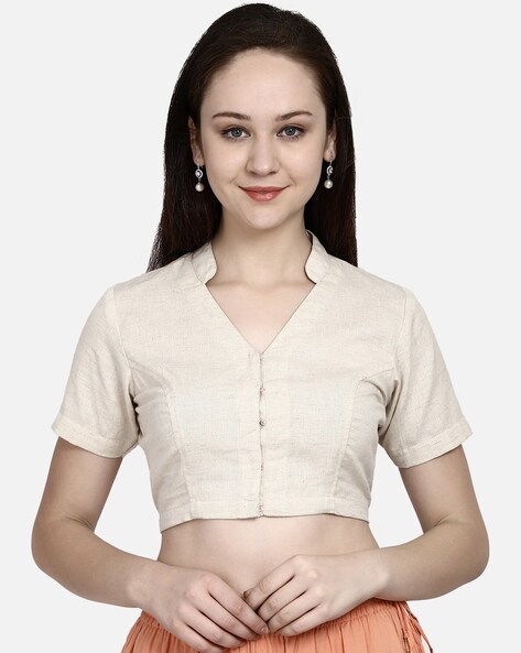 Buy White Blouses for Women by Molcha Online