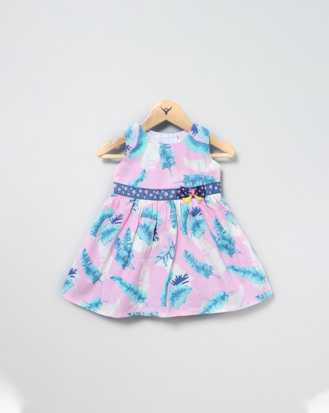 Hudson Baby Baby Girls Cotton Dresses, Pink Navy Floral, 6-9 Months -  Walmart.com