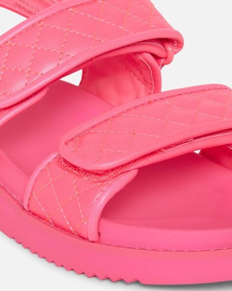 Hot pink sandal, Women's Fashion, Footwear, Sandals on Carousell