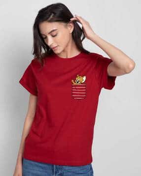 Cartoon Print Crew-Neck T-shirt-image-33