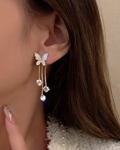 Gold plated star on sale earrings