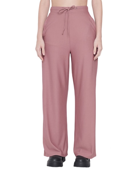 Buy Pink Trousers & Pants for Women by ORCHID BLUES Online