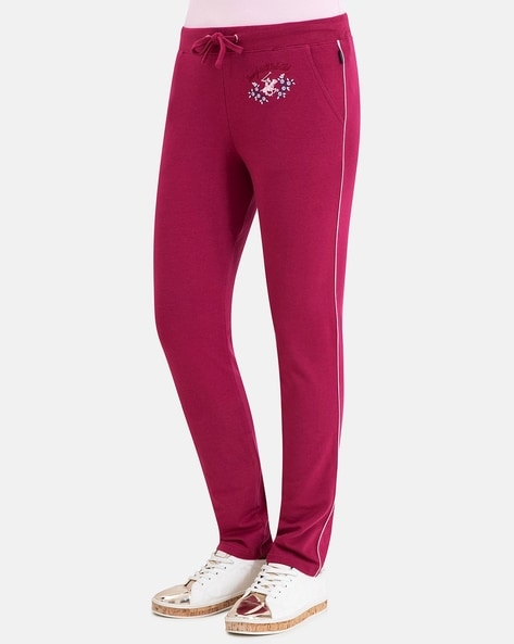 JOCKEY Solid Women Maroon Track Pants - Buy JOCKEY Solid Women Maroon Track  Pants Online at Best Prices in India