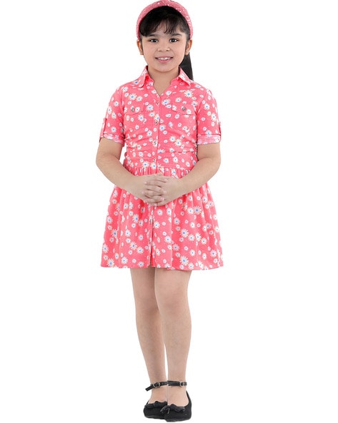 Girls dark hotsell pink dress