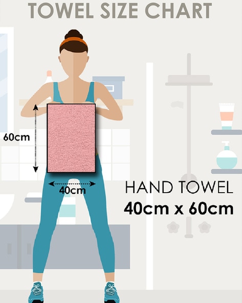 Hand towel measurements hot sale