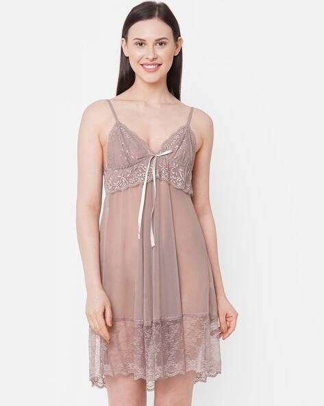 Lace Babydoll & Panties Set