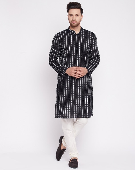 Even Striped Regular Fit Kurta