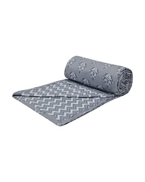 trance home linen Super Soft Pure Cotton Reversible Floral Printed Double Dohar | Double Size Bed Blanket-picture-14