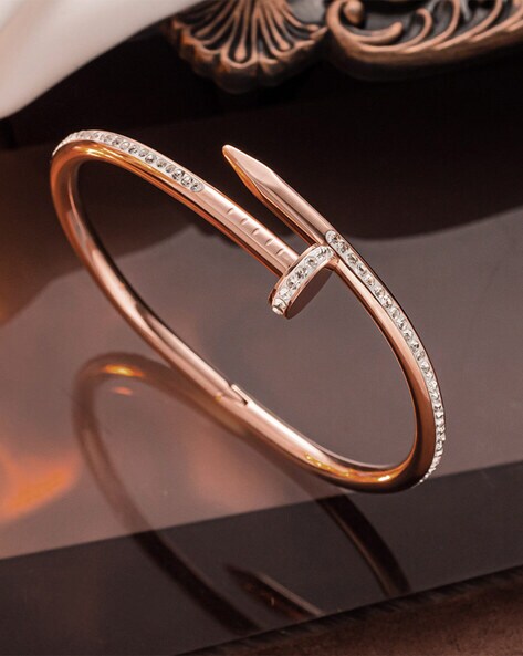 Cartier Juste Un Clou Bracelet Rose Gold Diamonds – STYLISHTOP