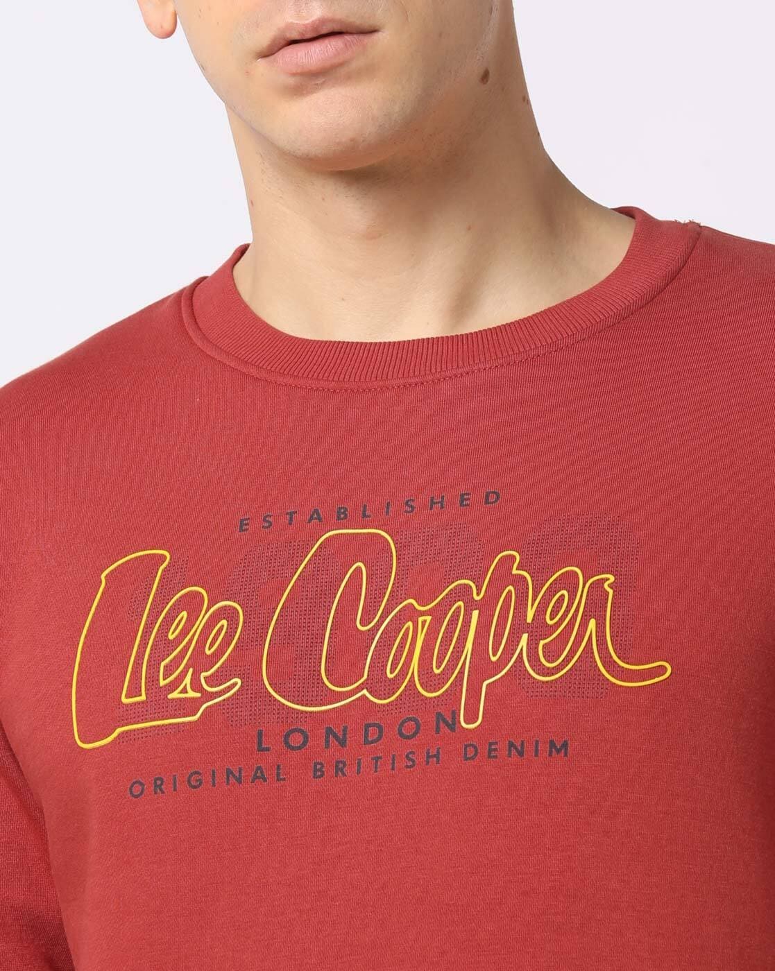 Mens Branded Lee Cooper Short Sleeves Top Large Logo Print T Shirt Size  S-XXXXL | eBay