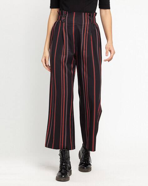 Zink London Striped Ankle-Length Culottes