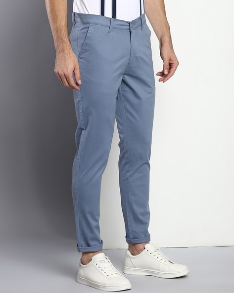 Sky blue chino pants for men Mariani