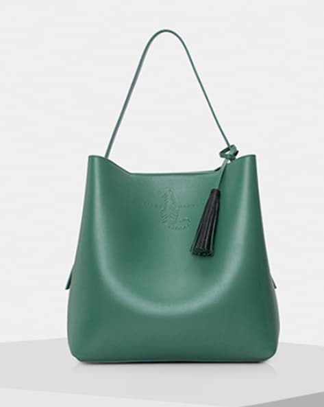 Buy Da Milano Women Green Shoulder Bag GREEN Online @ Best Price in India |  Flipkart.com