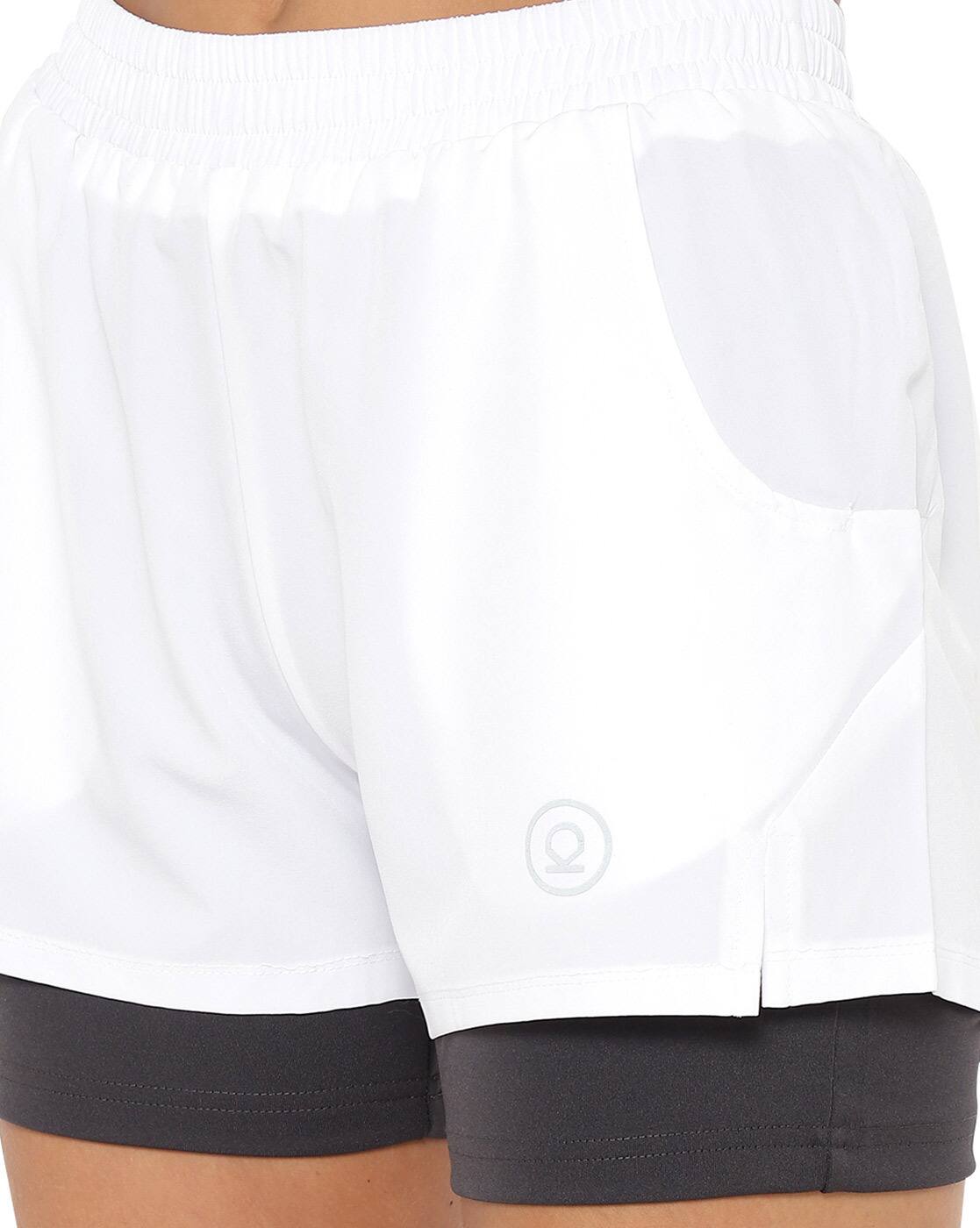 Buy White Shorts for Women by Chkokko Online | Ajio.com