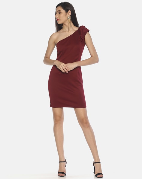 Dillards maroon hot sale dress