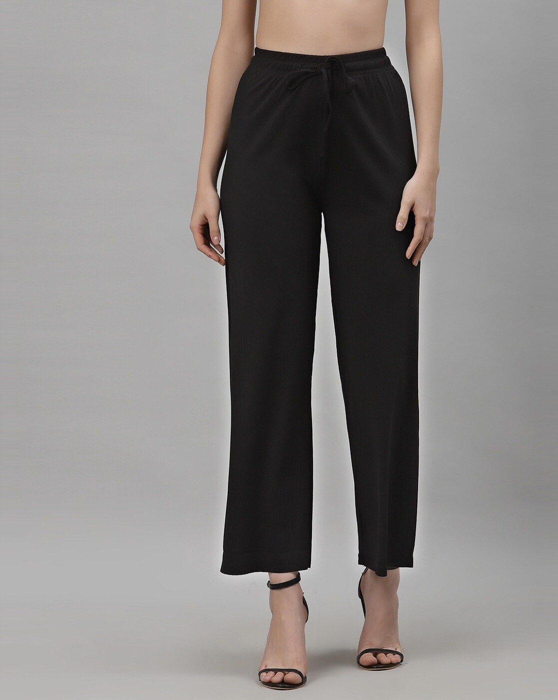 Buy Black Trousers  Pants for Women by NEUDIS Online  Ajiocom