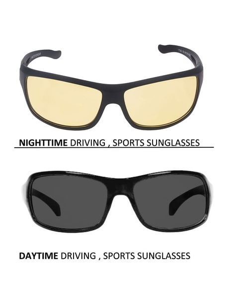 Prada Black Sports Shield Sunglasses for Men Online India at Darveys.com