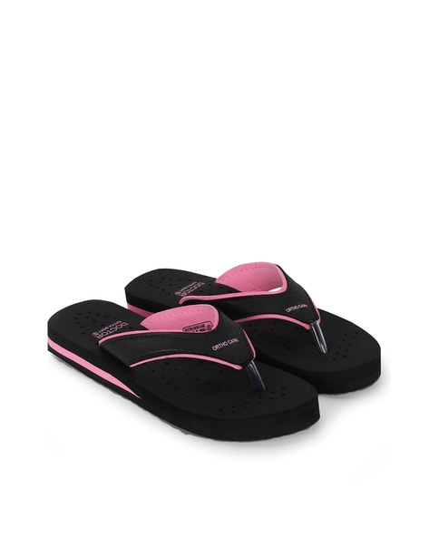 Buy Black Flip Flop & Slippers for Women by Doctor Extra Soft Online