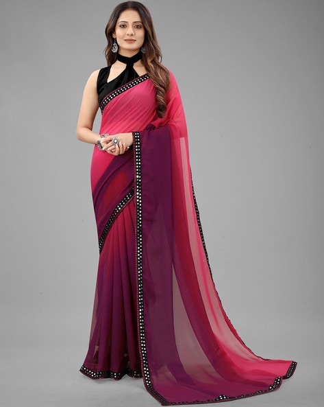 Georgette hotsell simple saree