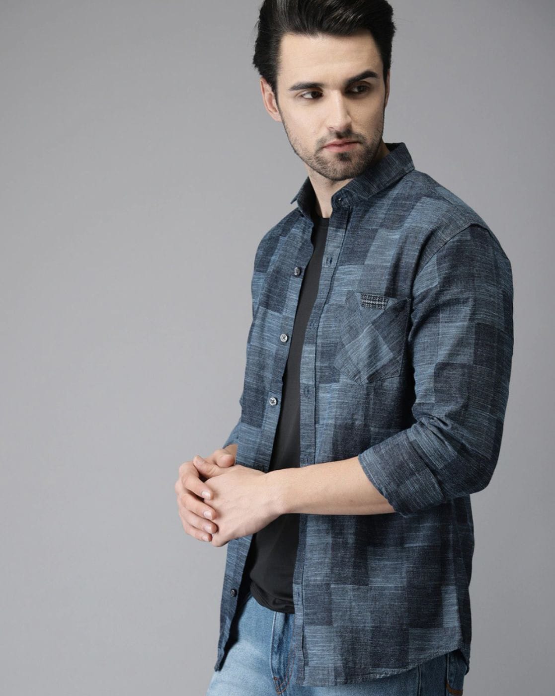 Buy Blue Shirts For Men By Campus Sutra Online | Ajio.Com