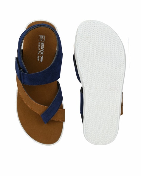 Strappy Sandals with Velcro Closure