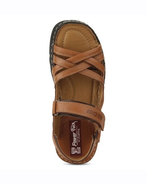 Red Chief Attractive Color, Stylish Design & Durable Leather Sandal For Men  - RC619 022