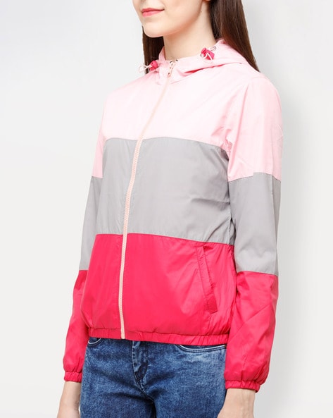 Buy Rose Pink Embroidered Jacket Lehenga For Women Online