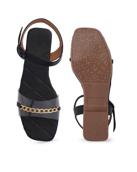 Cute Black Flat Sandals - Strappy Black Sandals - Vegan Leather Sandals -  $17.00 - Lulus