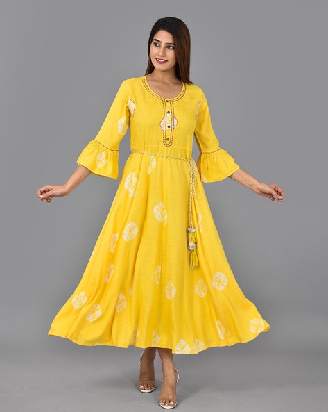 Deepika Padukone, portrait, yellow indian dress, hoot, indian actress,  indian fashion model, HD wallpaper | Peakpx