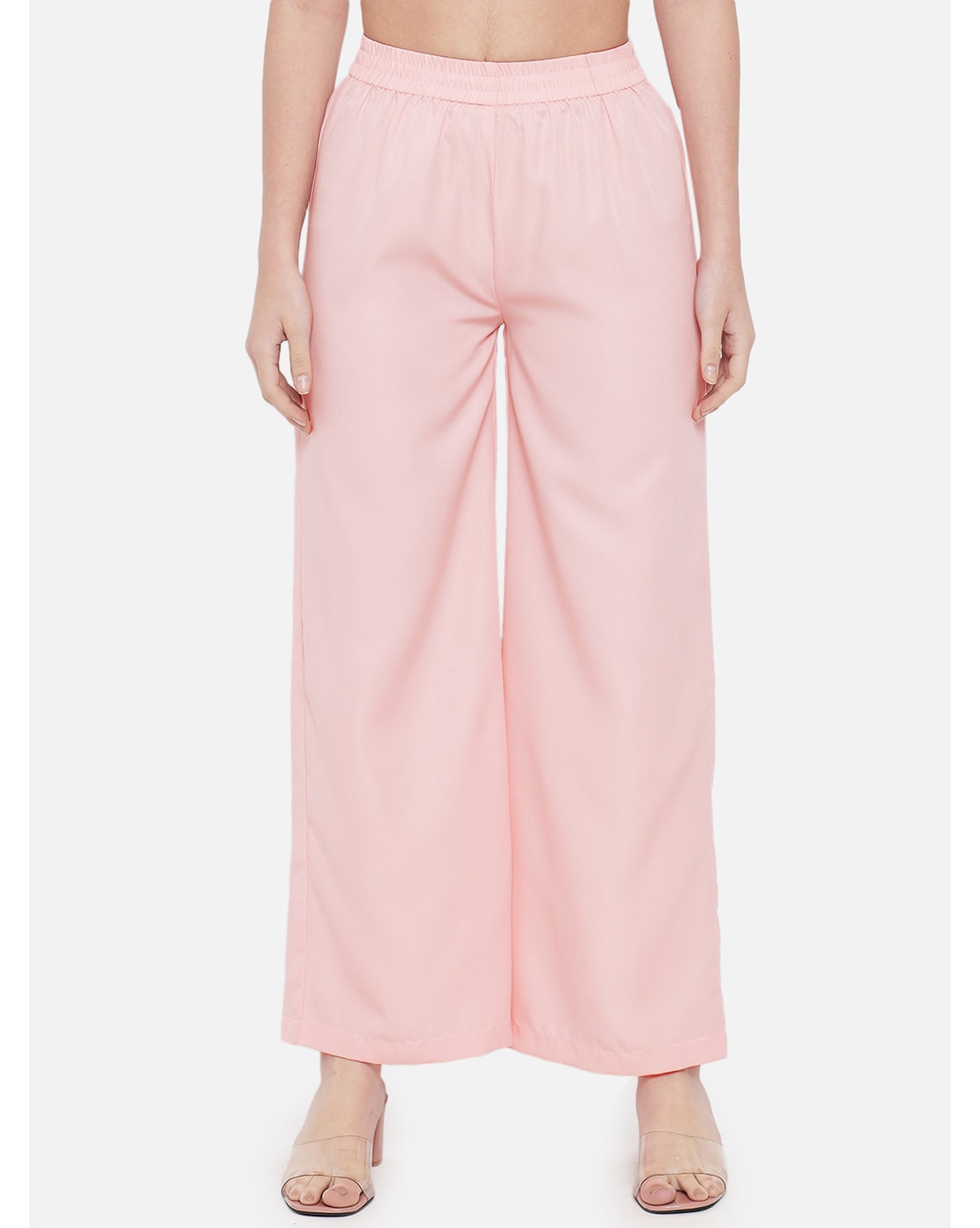 Buy Baby Pink Palazzo Pant Cotton Silk for Best Price, Reviews, Free  Shipping