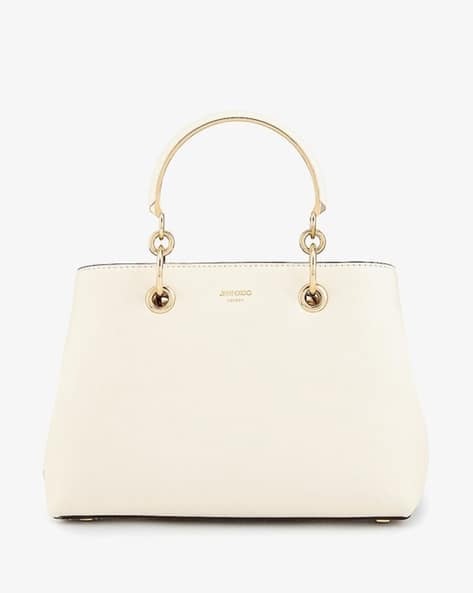 Buy Jimmy Choo Bon Bon Shiny Tote Bag White Color Women AJIO LUXE