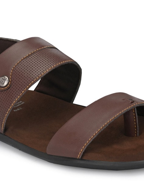 Men's rubber discount sandals with backstrap